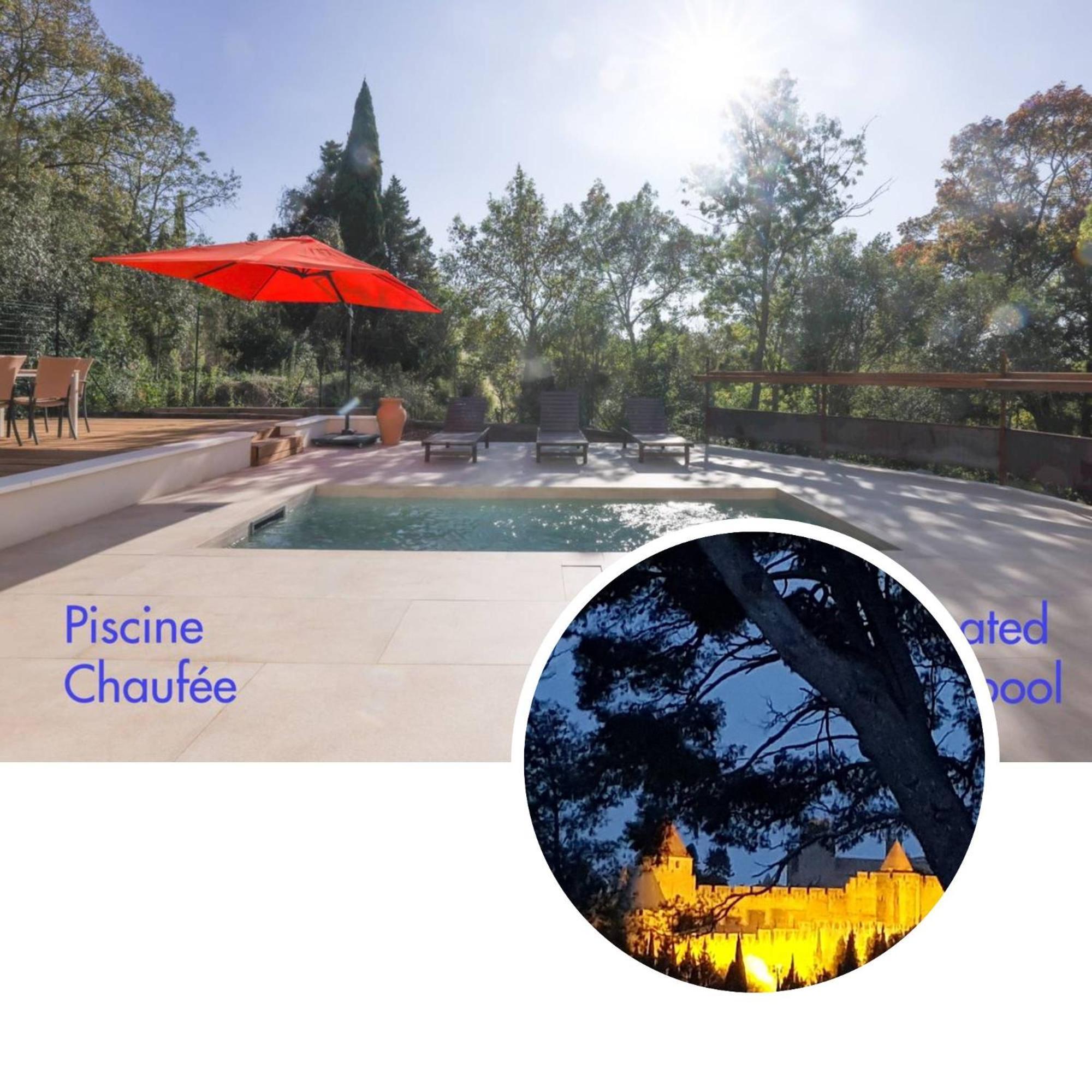 Villa St Francois Piscine Privee Chauffee ,Clim ,Parking Gratuit Καρκασόν Εξωτερικό φωτογραφία
